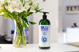 Blu Solution: the mouthwash with chlorhexidine and natural extracts created by Dental1!