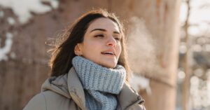 Cold air can also trigger dental sensitivity