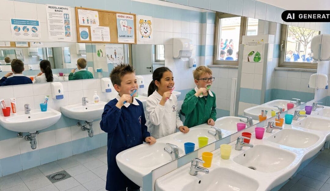 Lavare i denti a scuola: cosa fare quando non è possibile?